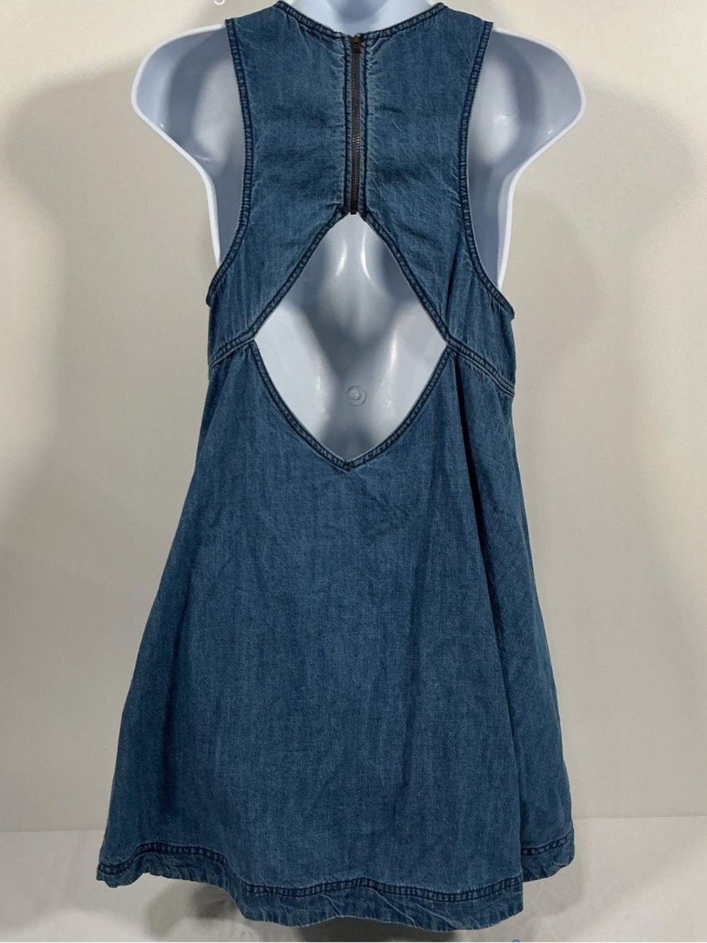 Free People Susie Denim Mini Dress - Picture 6 of 6